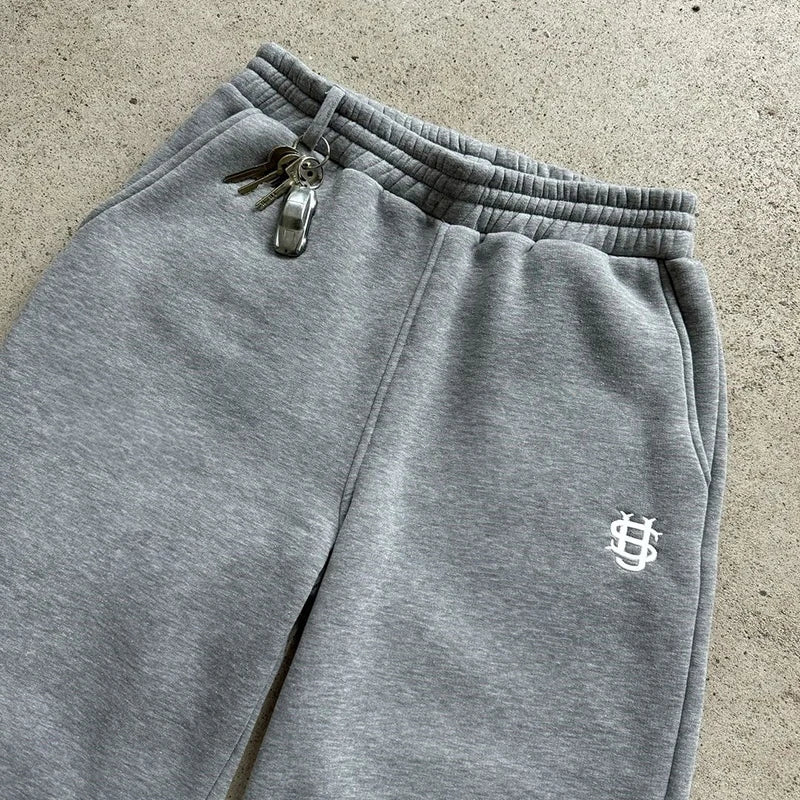 Trendy High-Waist Sweatpants