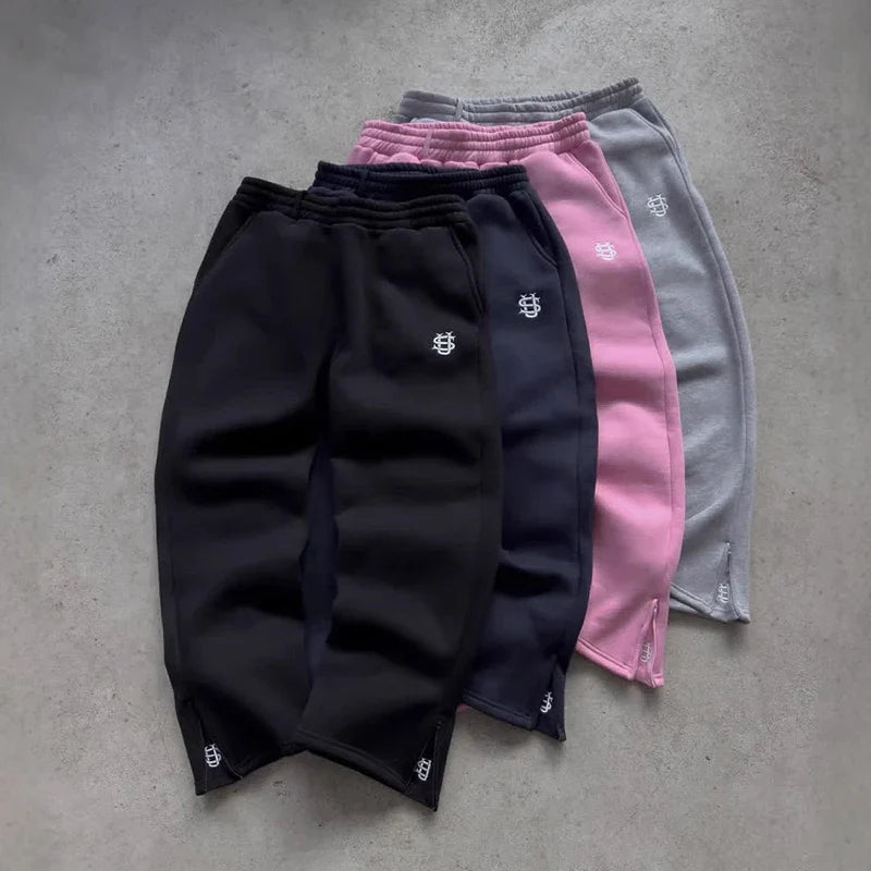 Trendy High-Waist Sweatpants