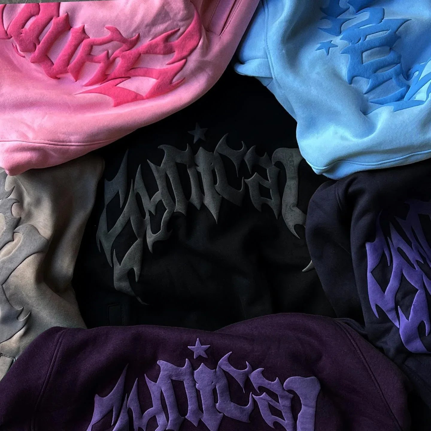 Trendy Gothic Star Hoodie