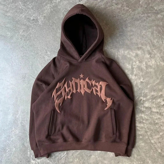 Trendy Gothic Star Hoodie