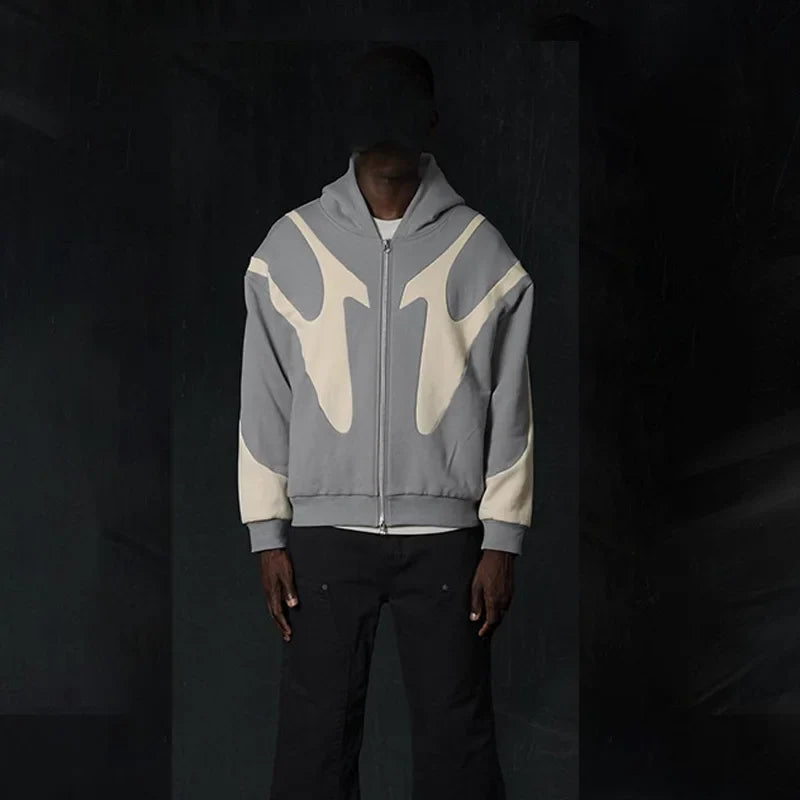 Devil Style Zip-Up Hoodie