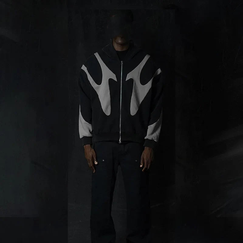 Devil Style Zip-Up Hoodie